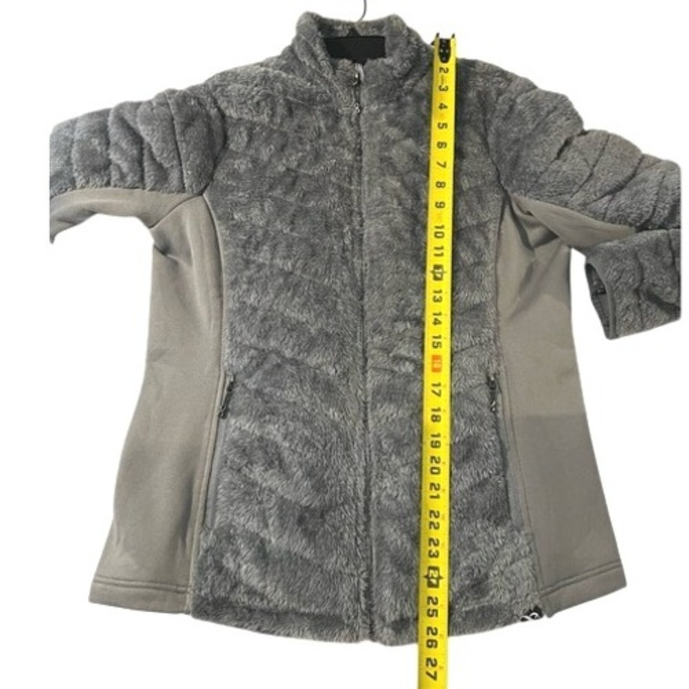 Women's Be Boundless Gray Jacket/Coat Faux Fur Pockets Front Zip Long Sleeve L‎ - Picture 6 of 8